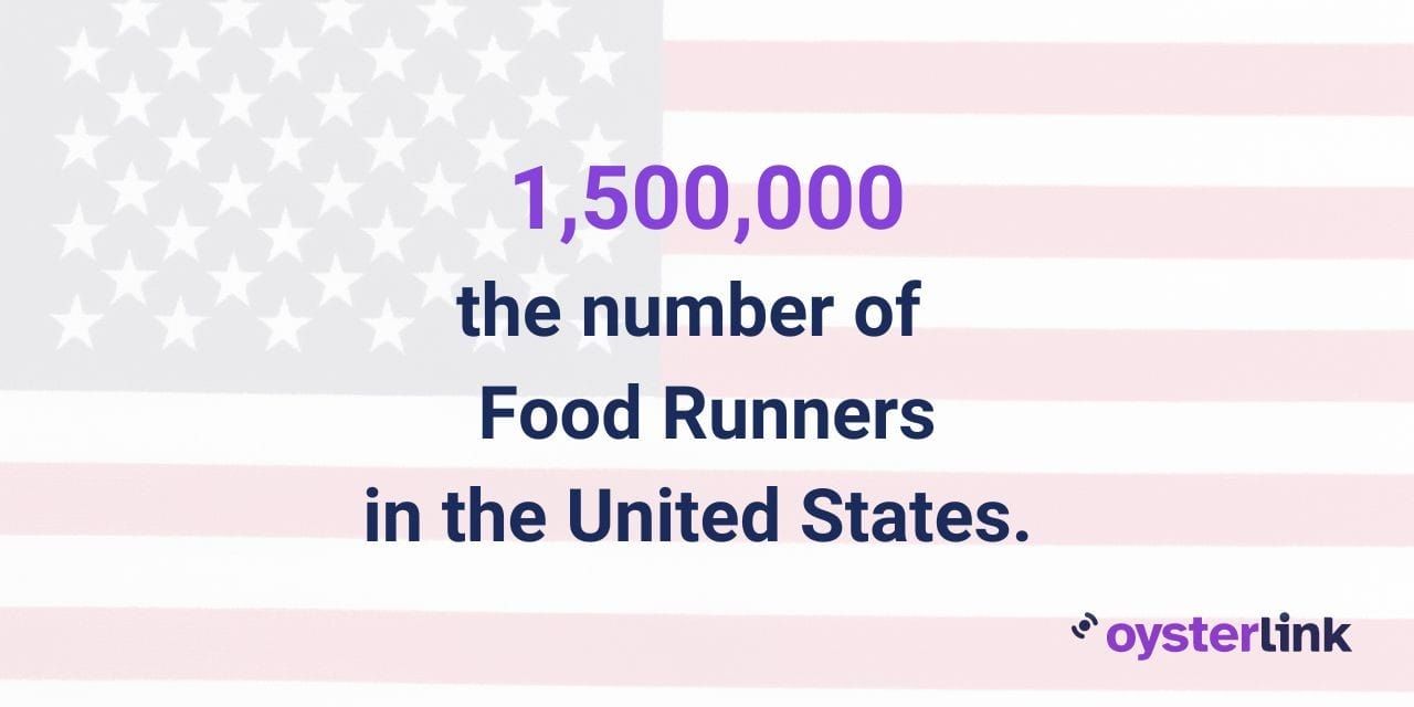 food runner statistics in us