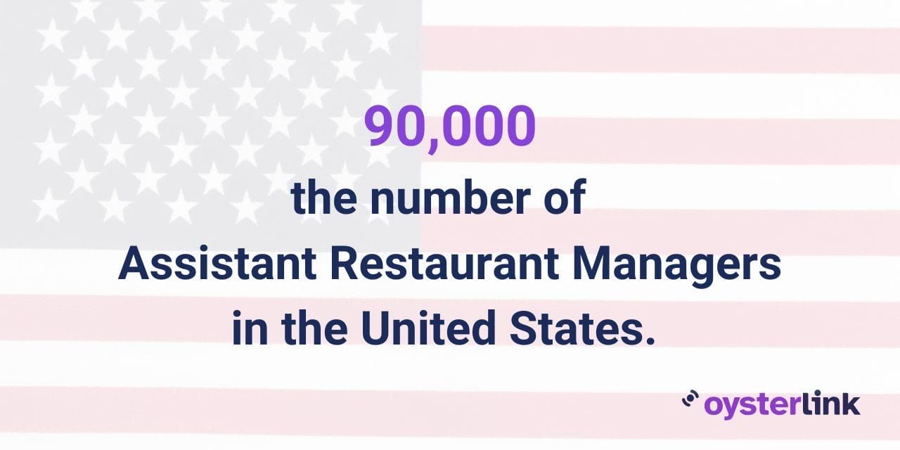 number of assistant restaurant managers in us