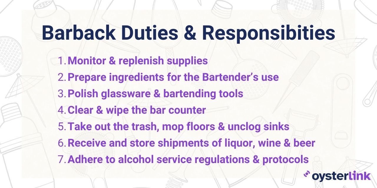 what does a barback do