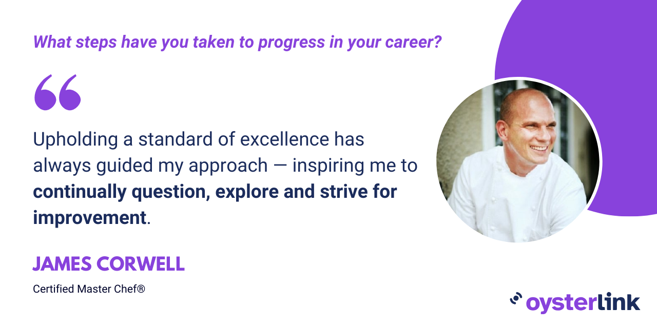 James Corwell advice for chefs