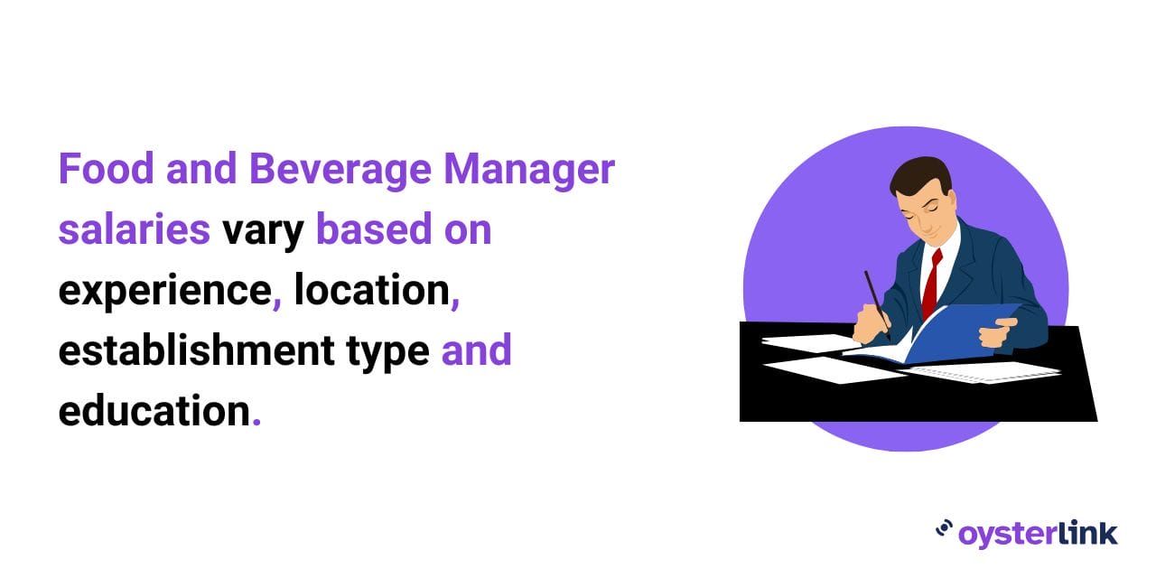 factors that influence an f&b manager's salary
