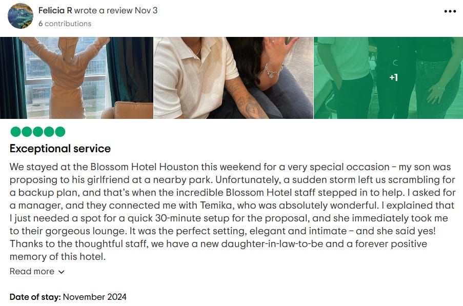 top restaurants houston - blossom review