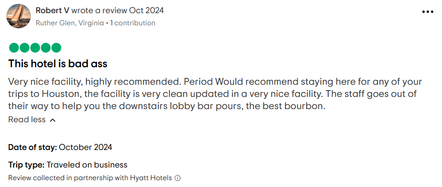 top restaurants houston - marriott review