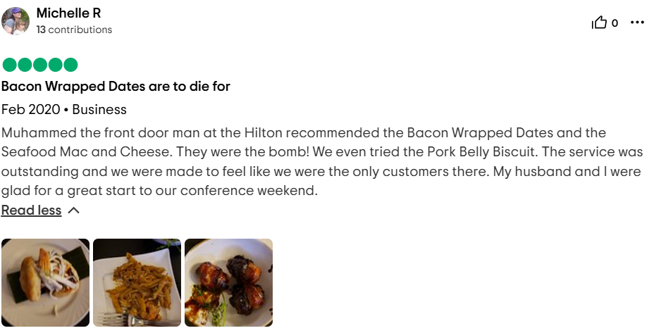 Southern Elements by Hilton Restaurant Atlanta review