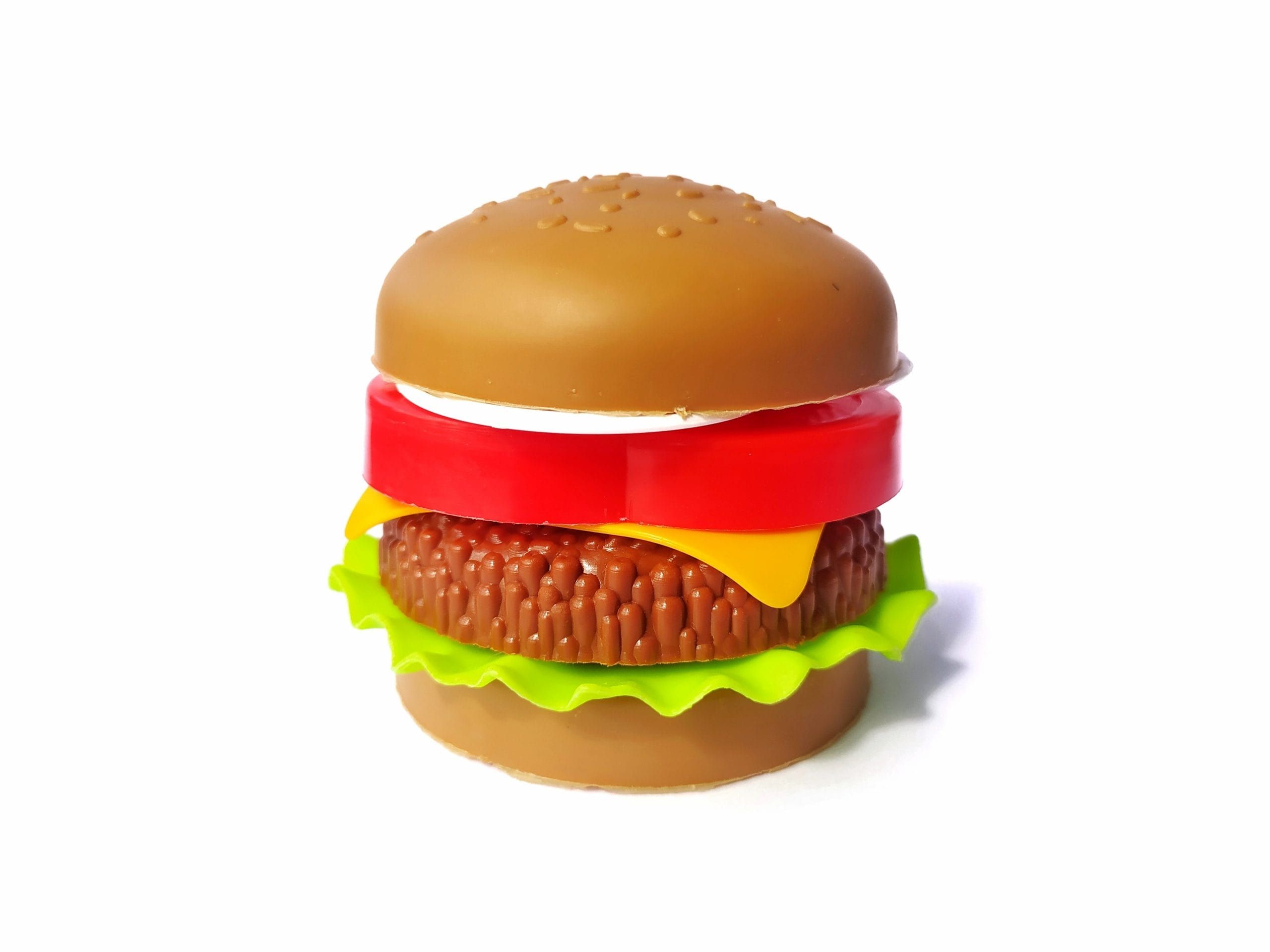 magnetic puzzle in the form of a burger