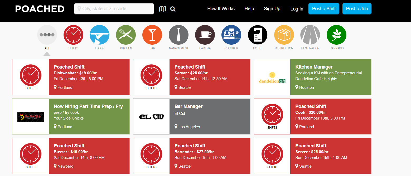 poached homepage; how to interview a bartender
