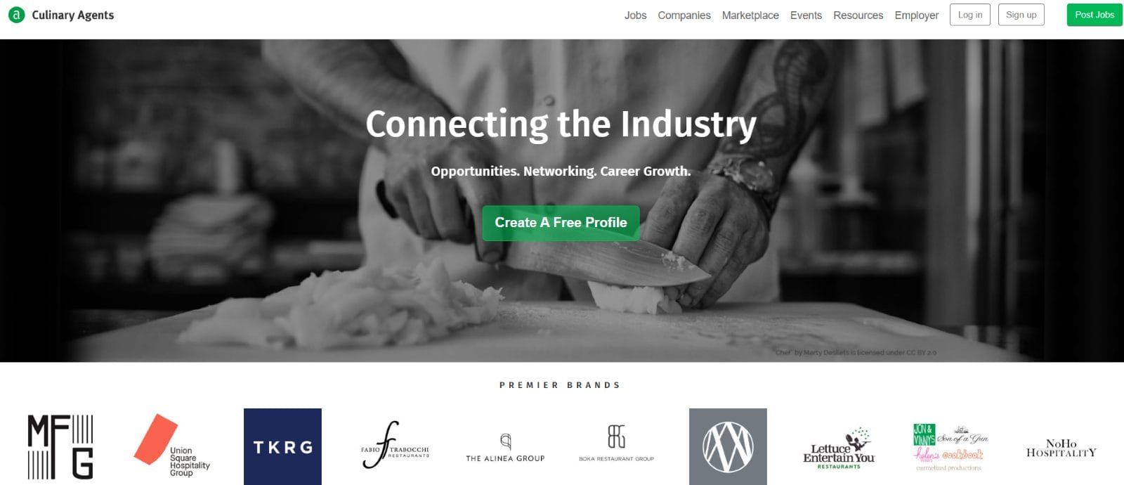 culinary agents homepage; how to interview a bartender