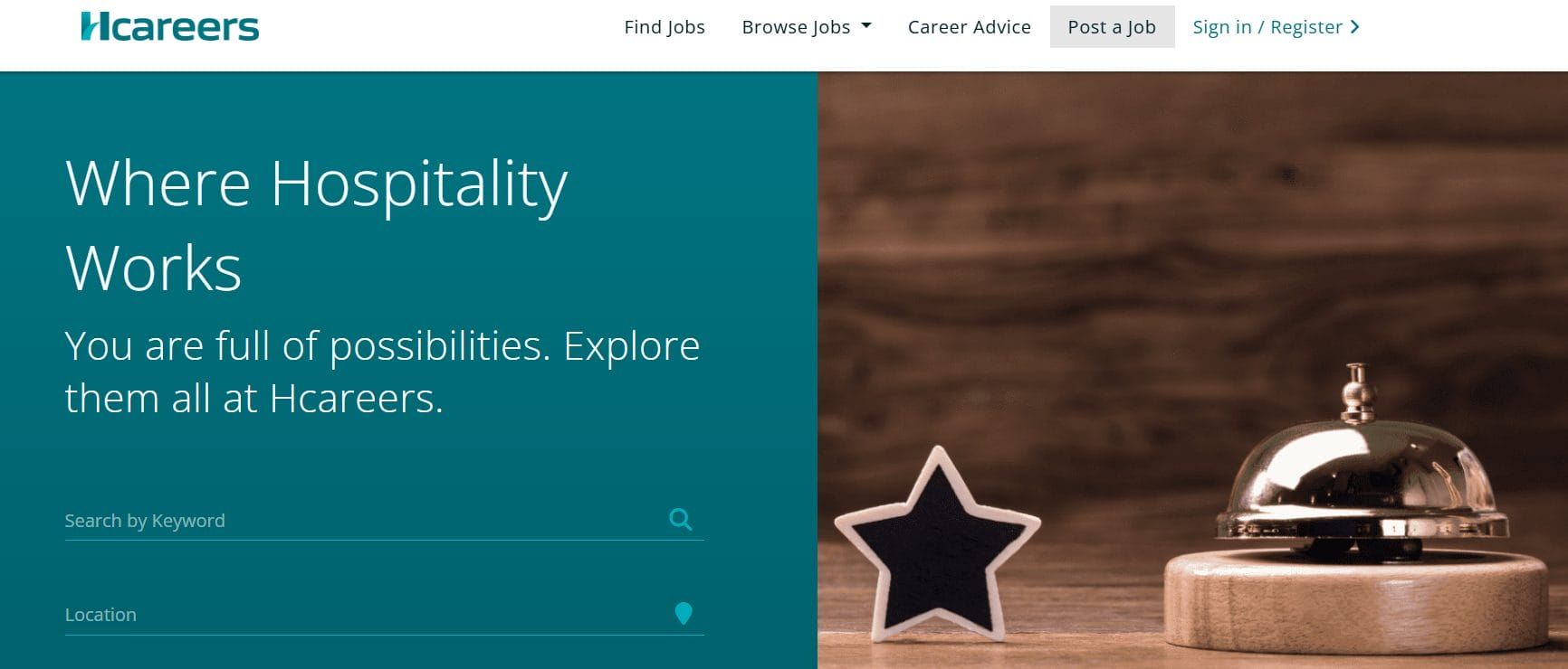 hcareers homepage; how to interview a kitchen manager