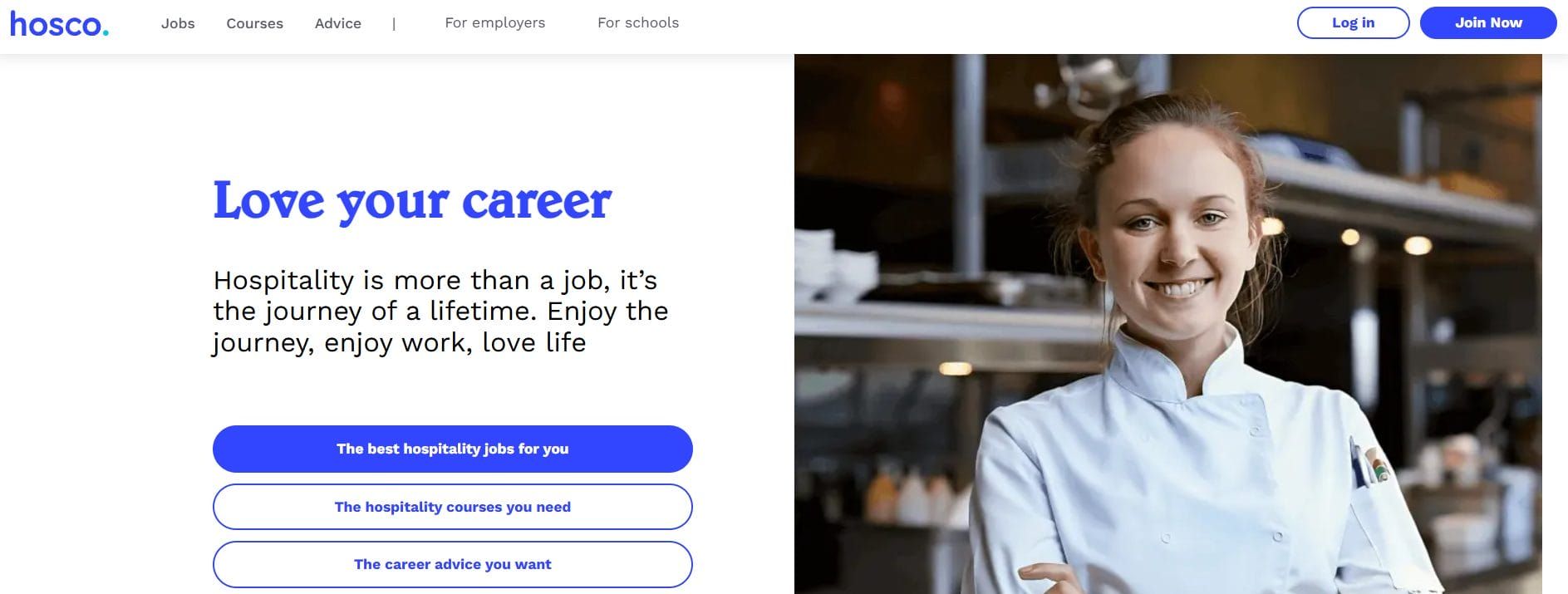hosco jobs homepage; how to interview a kitchen manager