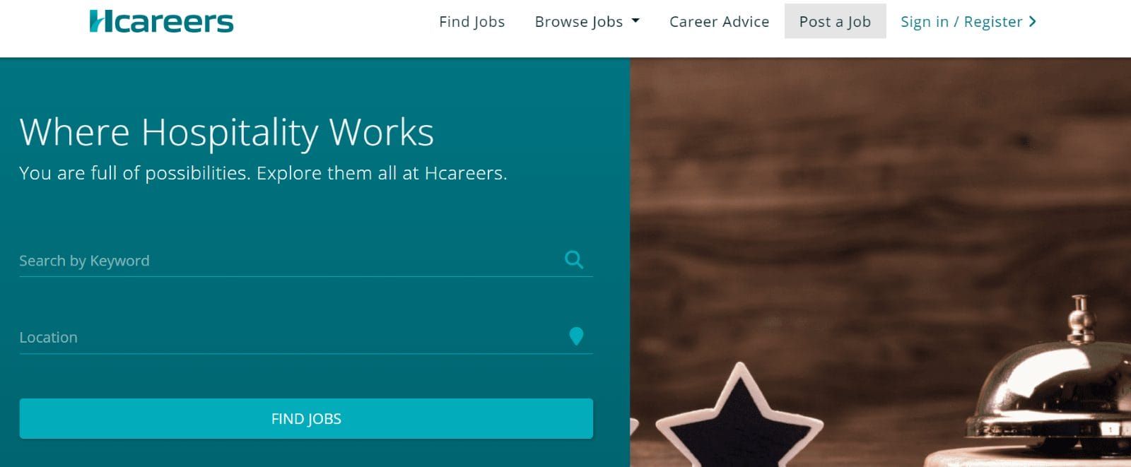 hcareers homepage, barista guide