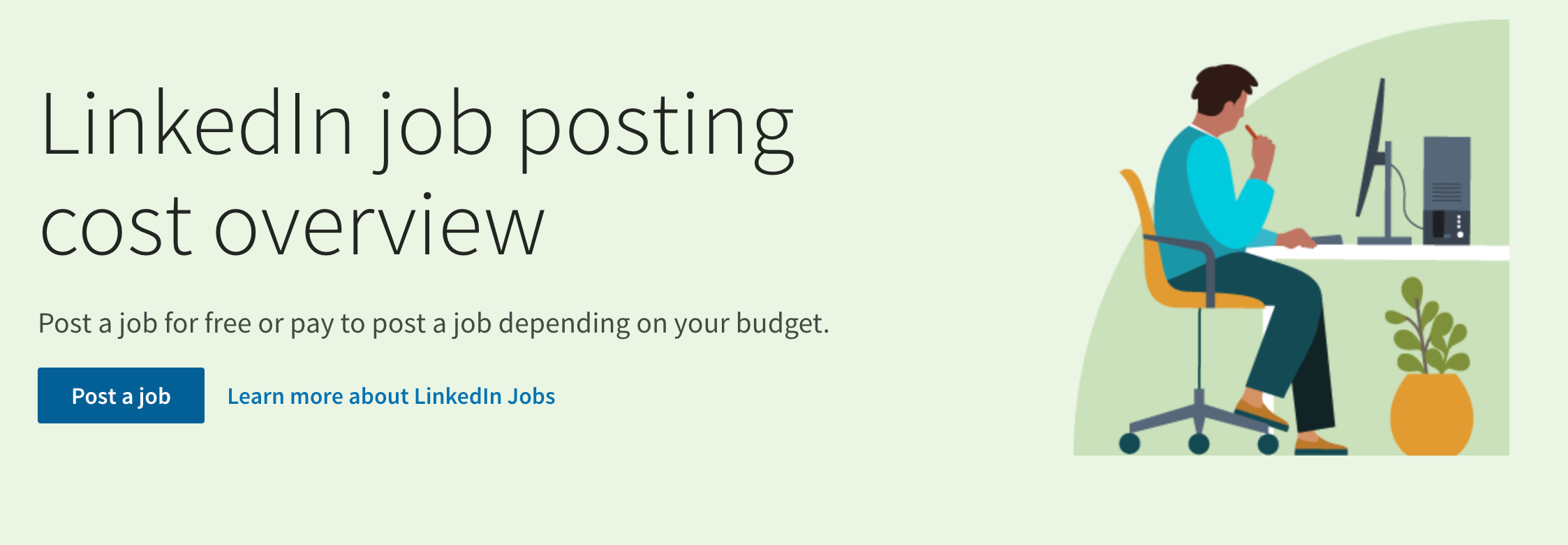 linkedin landing page