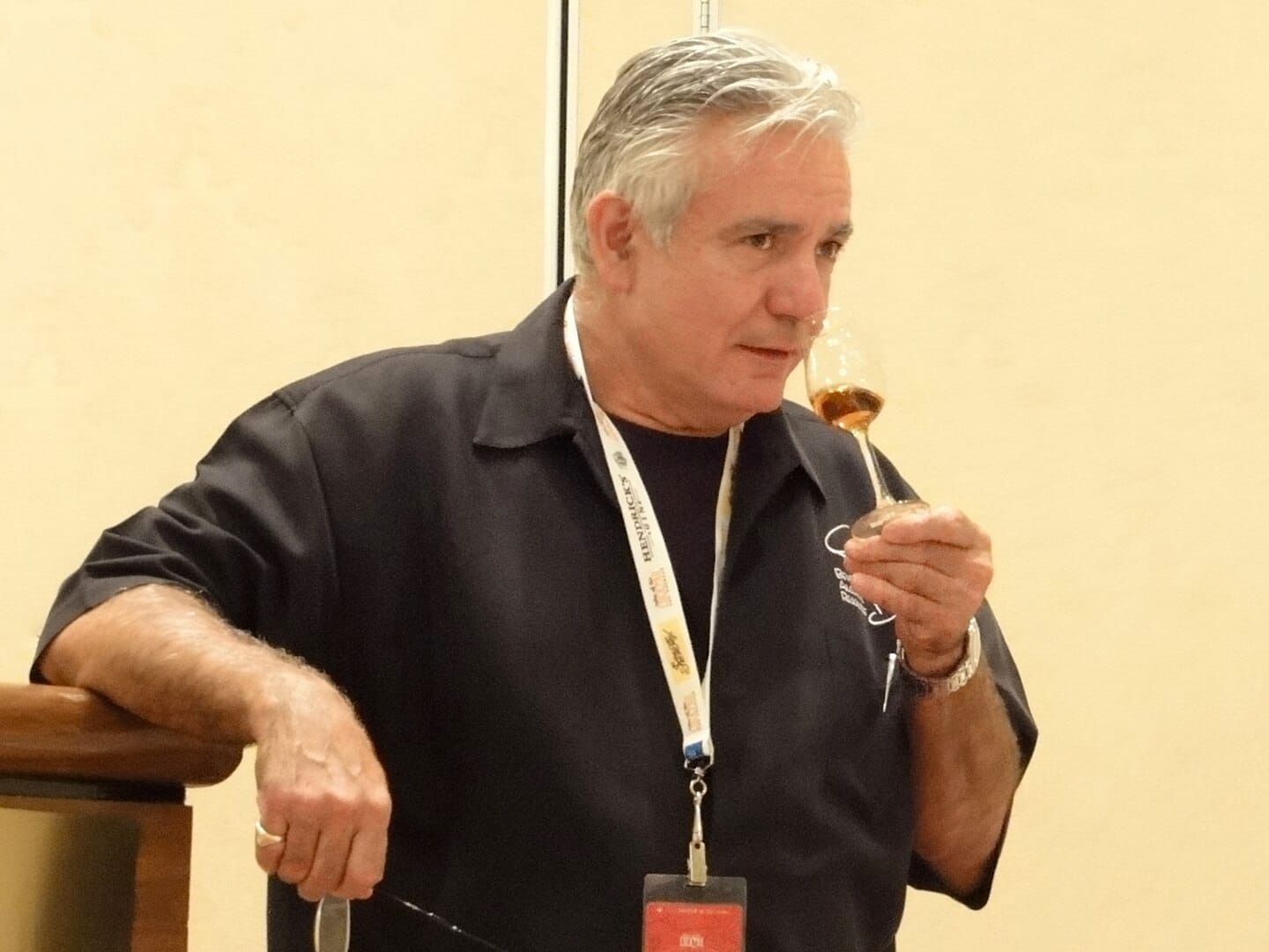 Dale Degroff Smelling Armagnac Brandy