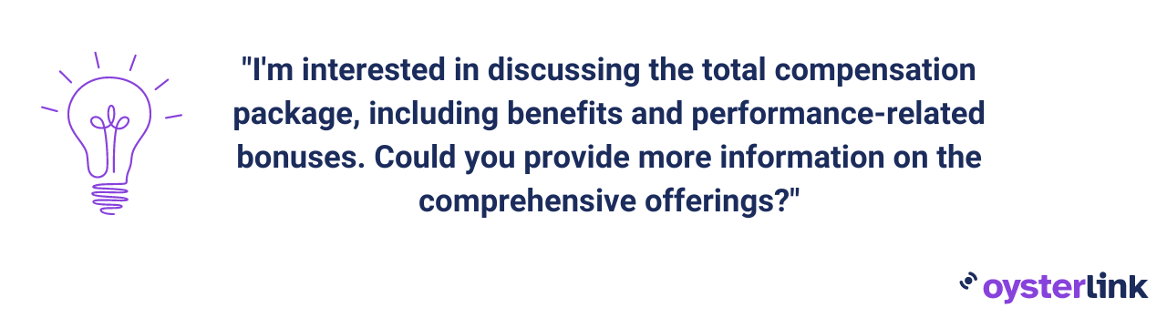 discussing your salary expectations