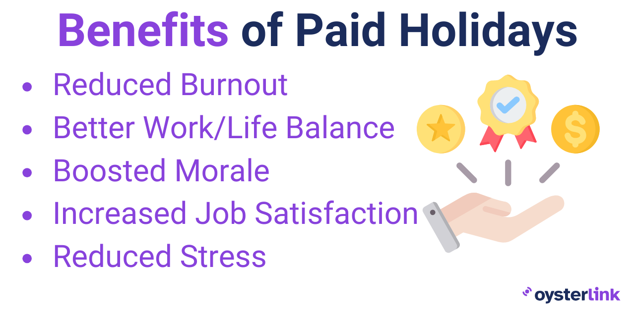 why employers should provide paid holidays