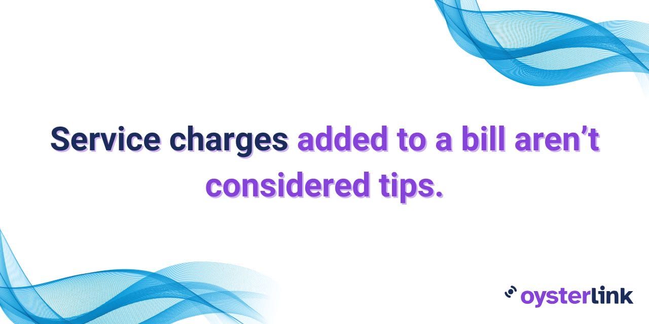 visual explaining service charges; Can Restaurant Owners Take Tips?