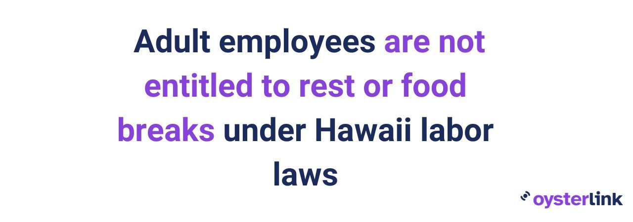 Break regulations