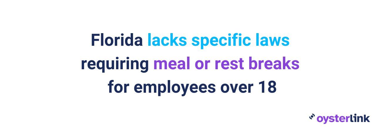 breaks in Florida