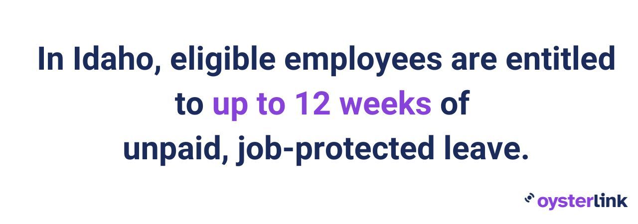 unpaid leave in Idaho