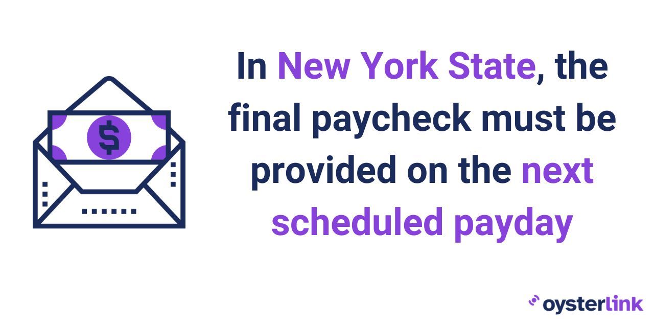 Final paycheck in NY