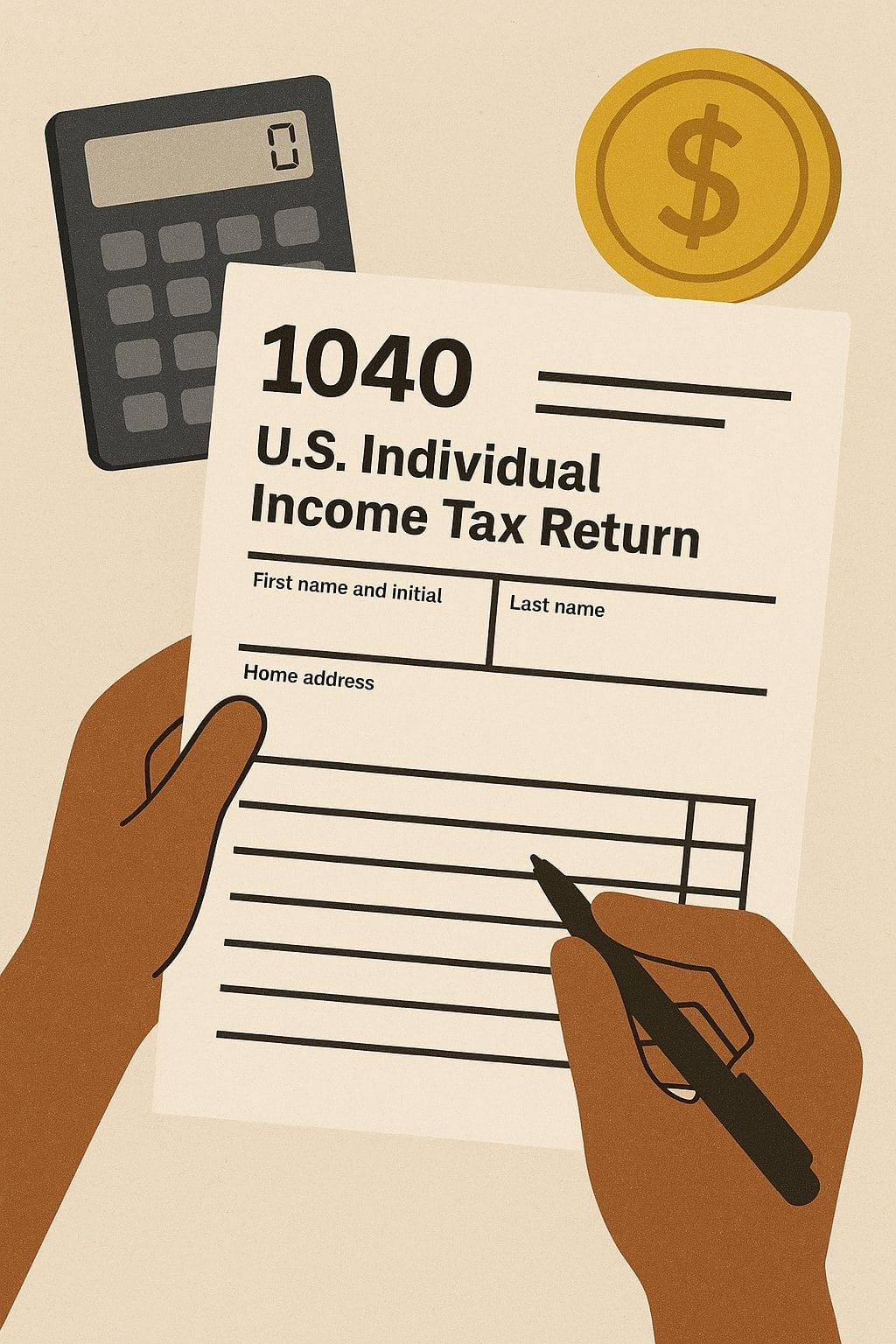 1040 individual income tax return form