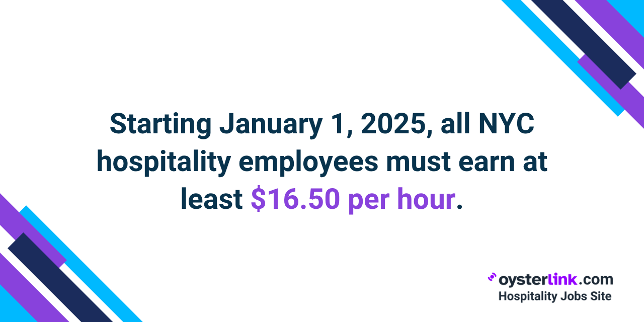 minimum wage for nyc hospitality employees