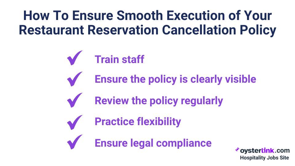 how to ensure smooth execution
