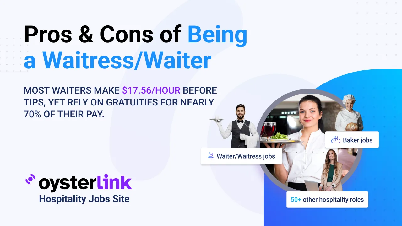 Waitress taking orders