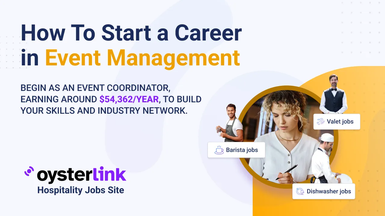 how to get started in event management