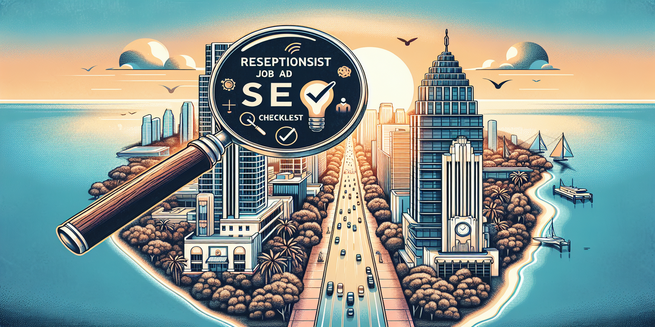 Receptionist job ad in Miami