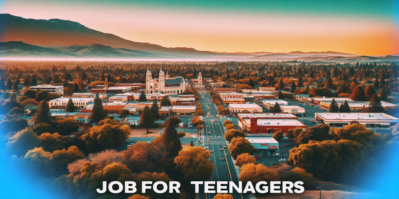 jobs for teenagers in chico