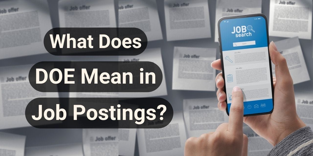 doe in job postings meaning main photo