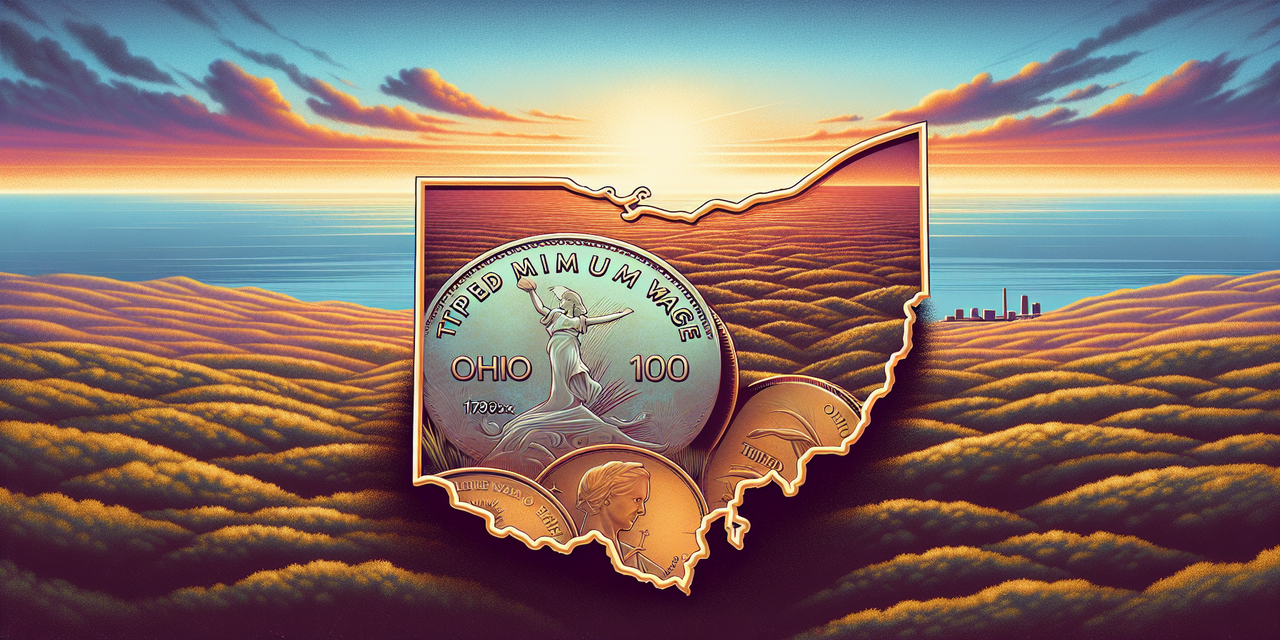 Ohio minimum wage and tipped wage 2025