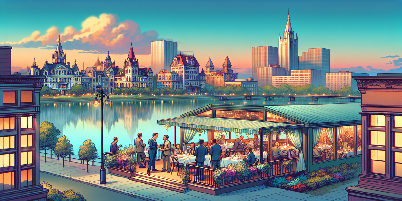 What restaurants do Event coordinators make the most money at in Albany
