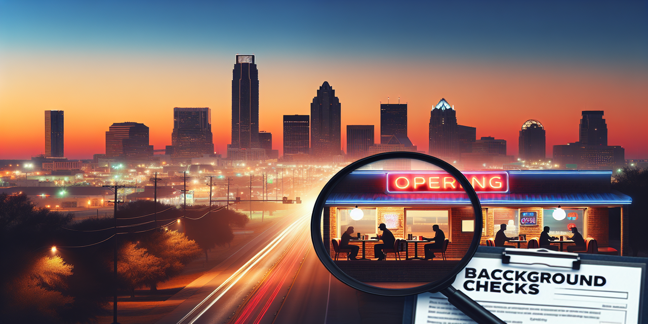 Texas background check restrictions cover letter