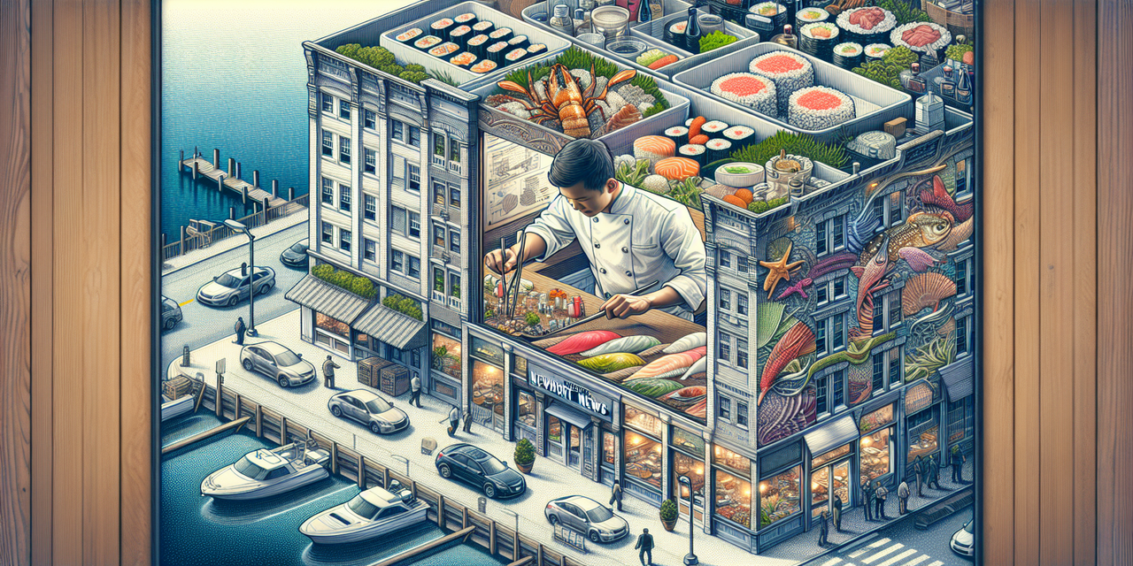 What restaurants do Sushi Chefs make the most money at in Newport News VA