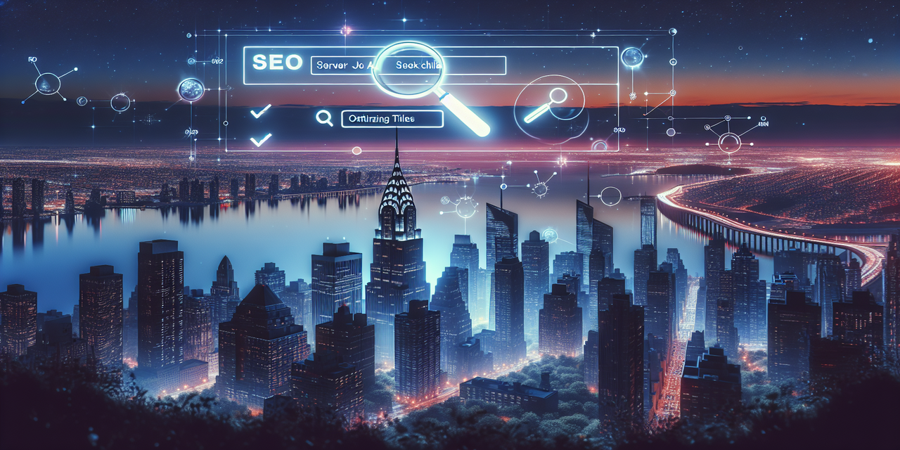 Server job ad SEO in New York City