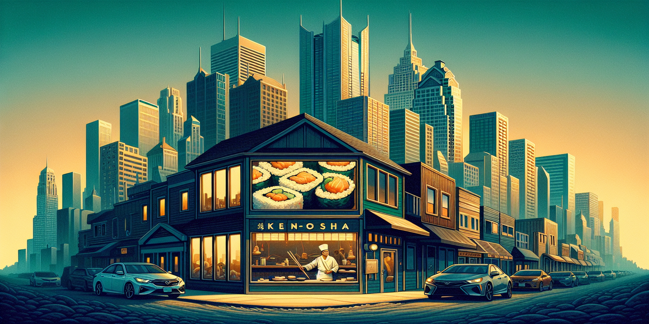 What restaurants do Sushi Chefs make the most money at in Kenosha WI