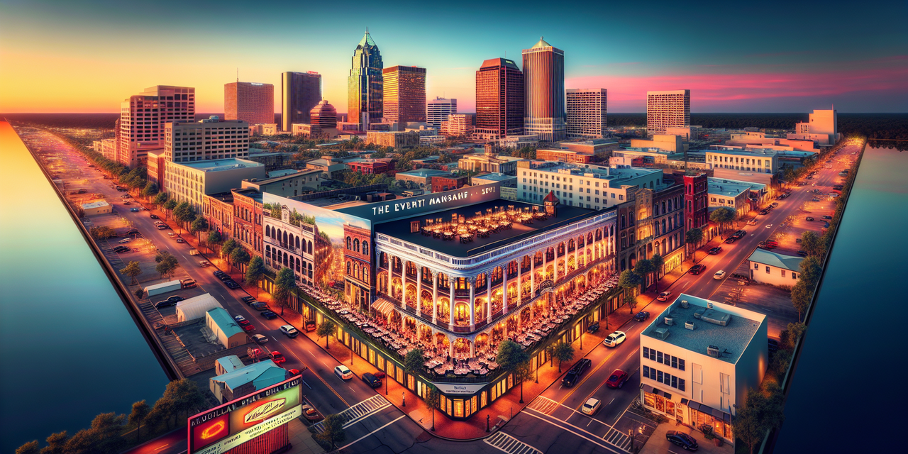 What restaurants do Event managers make the most money at in Mobile, AL