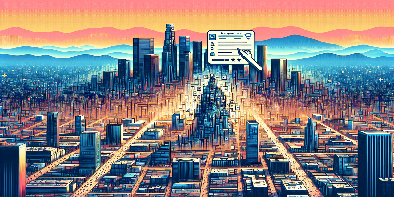Receptionist job ad SEO Los Angeles