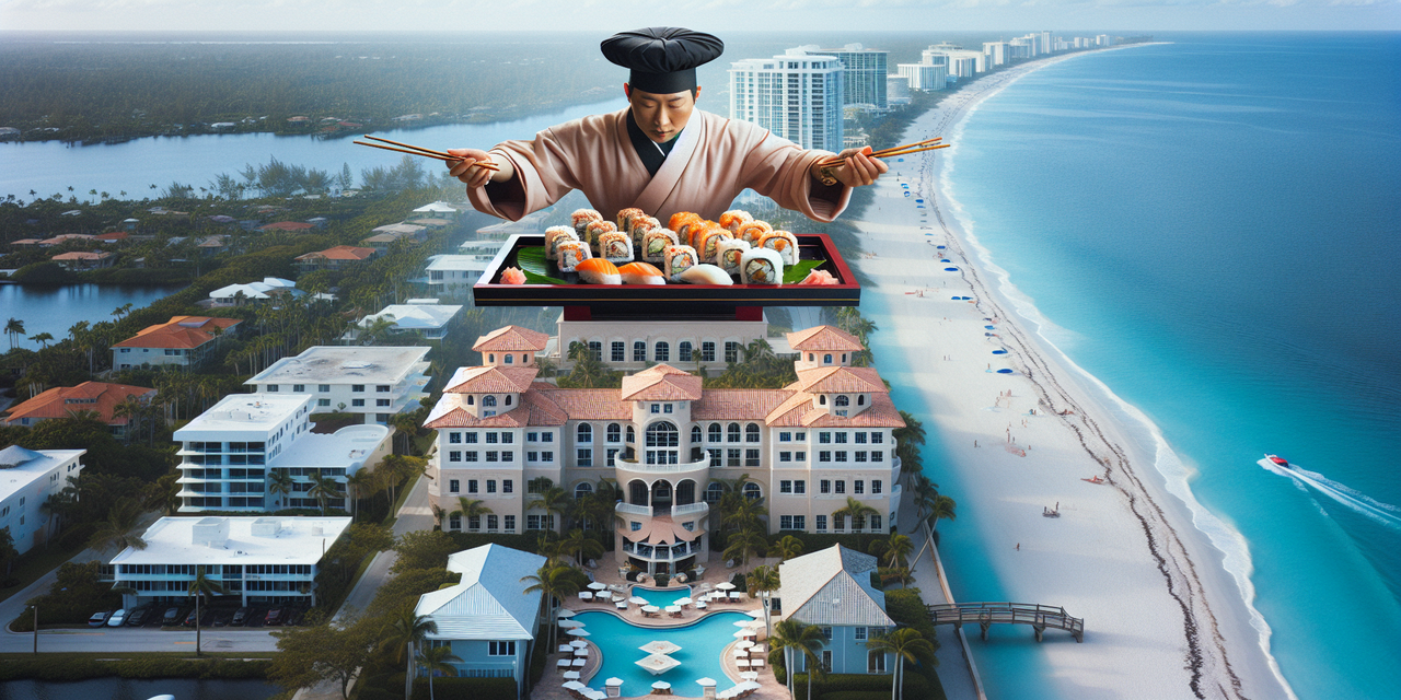 What restaurants do Sushi Chefs make the most money at in Boca Raton