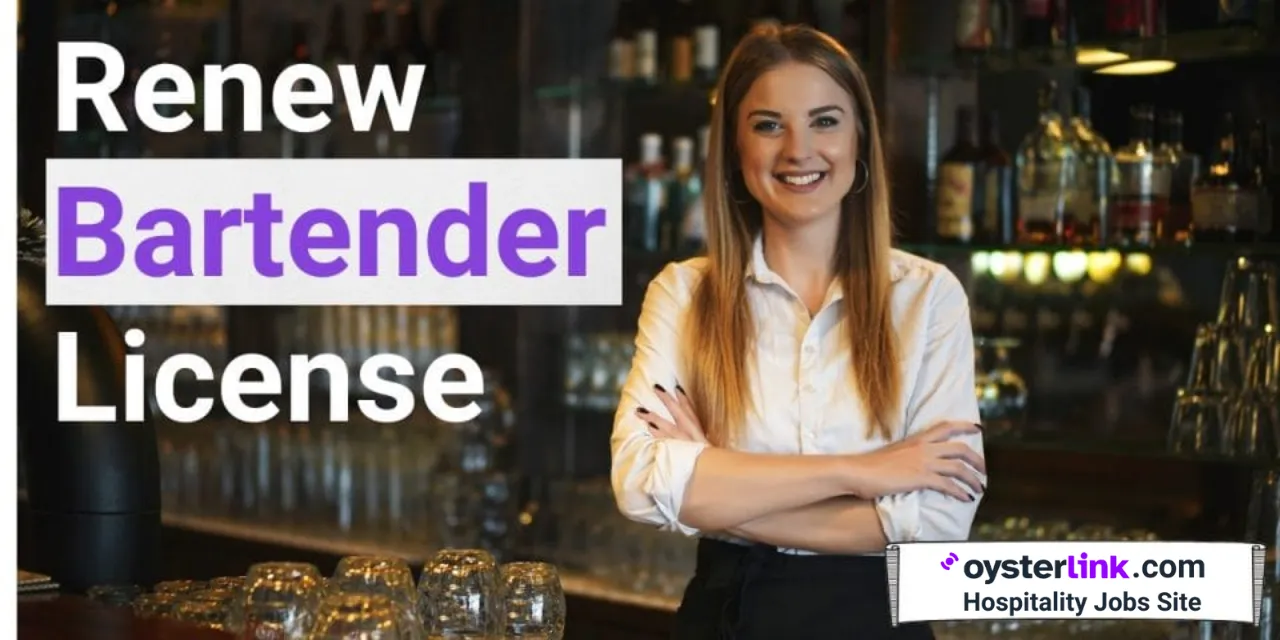 renewing bartending license