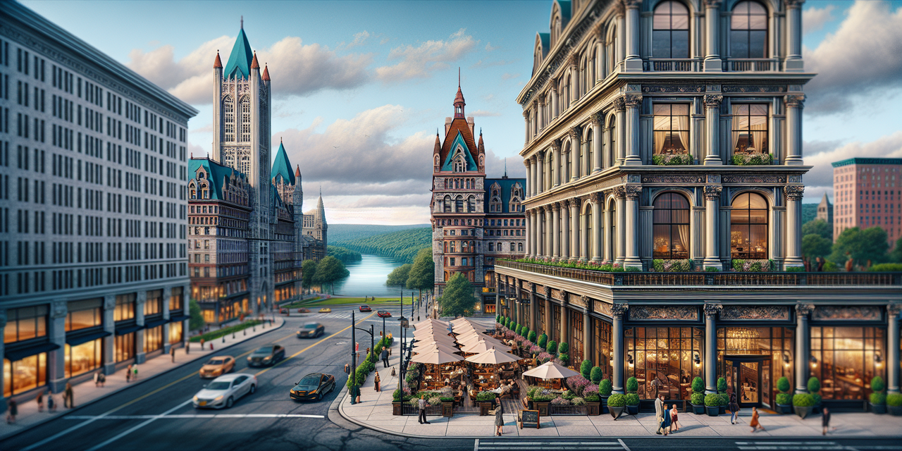 What restaurants do Event managers make the most money at in Albany, NY