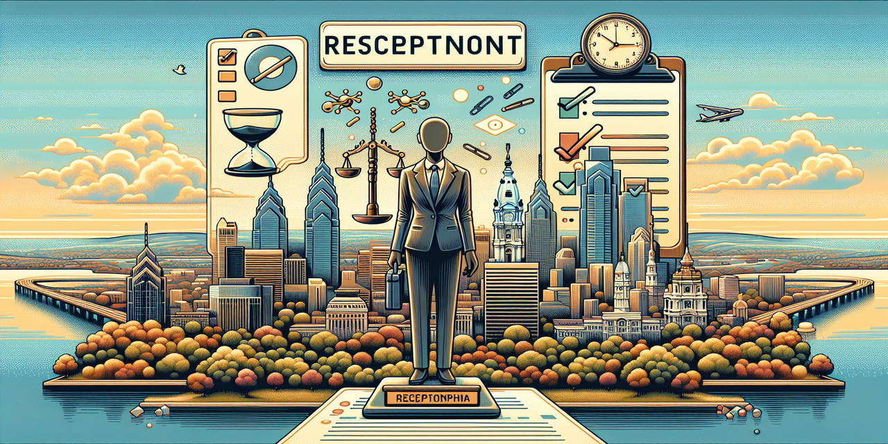 Receptionist hiring Philadelphia local wage laws poster