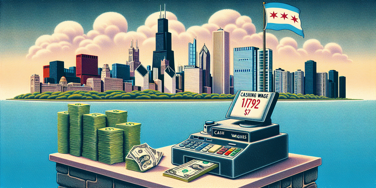 Chicago living wage versus cashier salary comparison