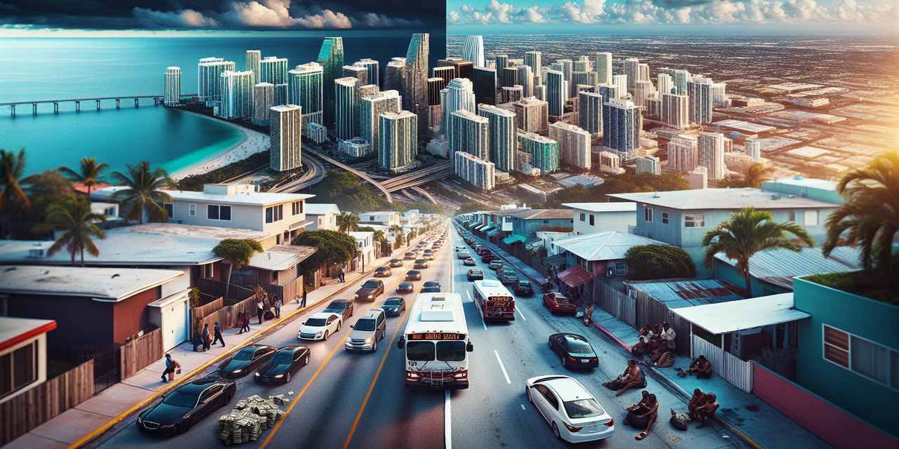 Miami living wage vs busser salary
