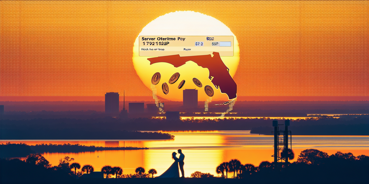 Florida server overtime pay calculation